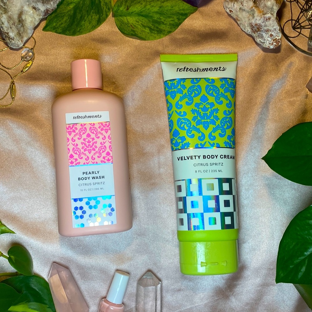 4/$50 Ipsy Refreshments Pearly Body Wash + Velvety Body Cream